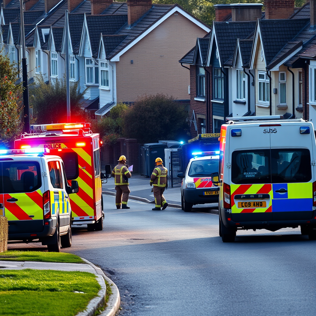 Emergency services respond to house fire